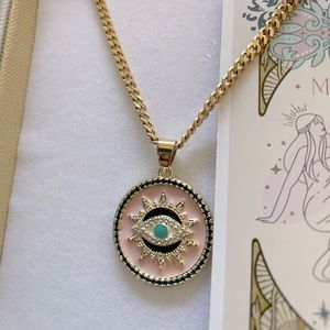 Melania Clara wisdom eye necklace